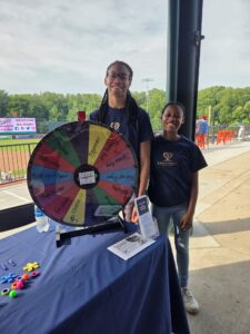 Cresthill Church members at the ballpark